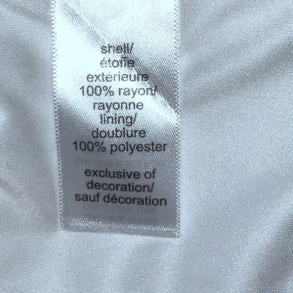 White Eyelet Lace Button Front Mini Dress - Picture 6 of 8